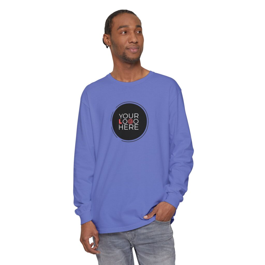 Unisex Garment-Dyed Long Sleeve T-Shirt - Image 73