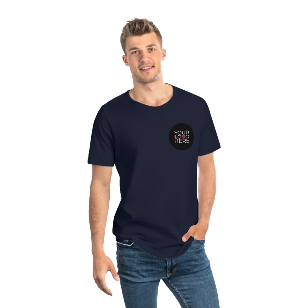 Men'S Jersey Curved Hem Tee - Image 20