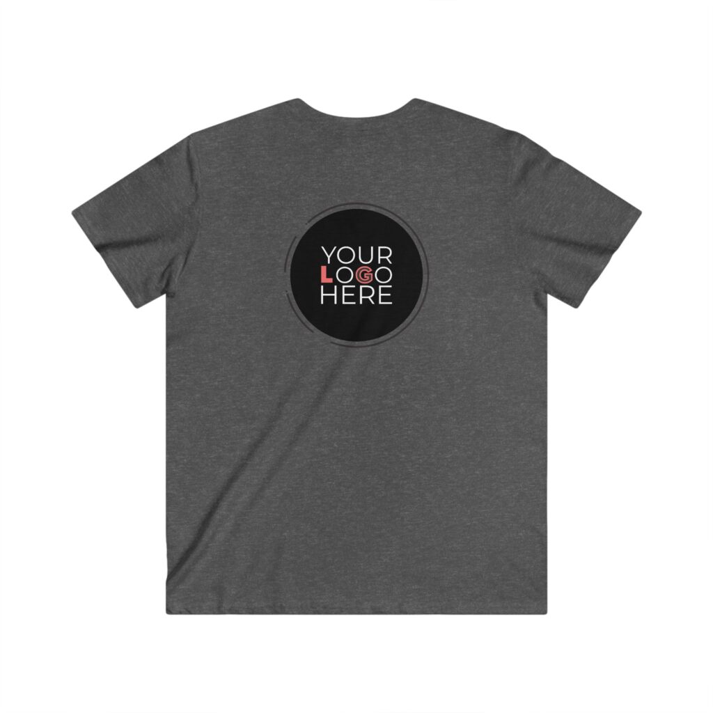 Men'S Fitted V-Neck Short Sleeve Tee - Image 8