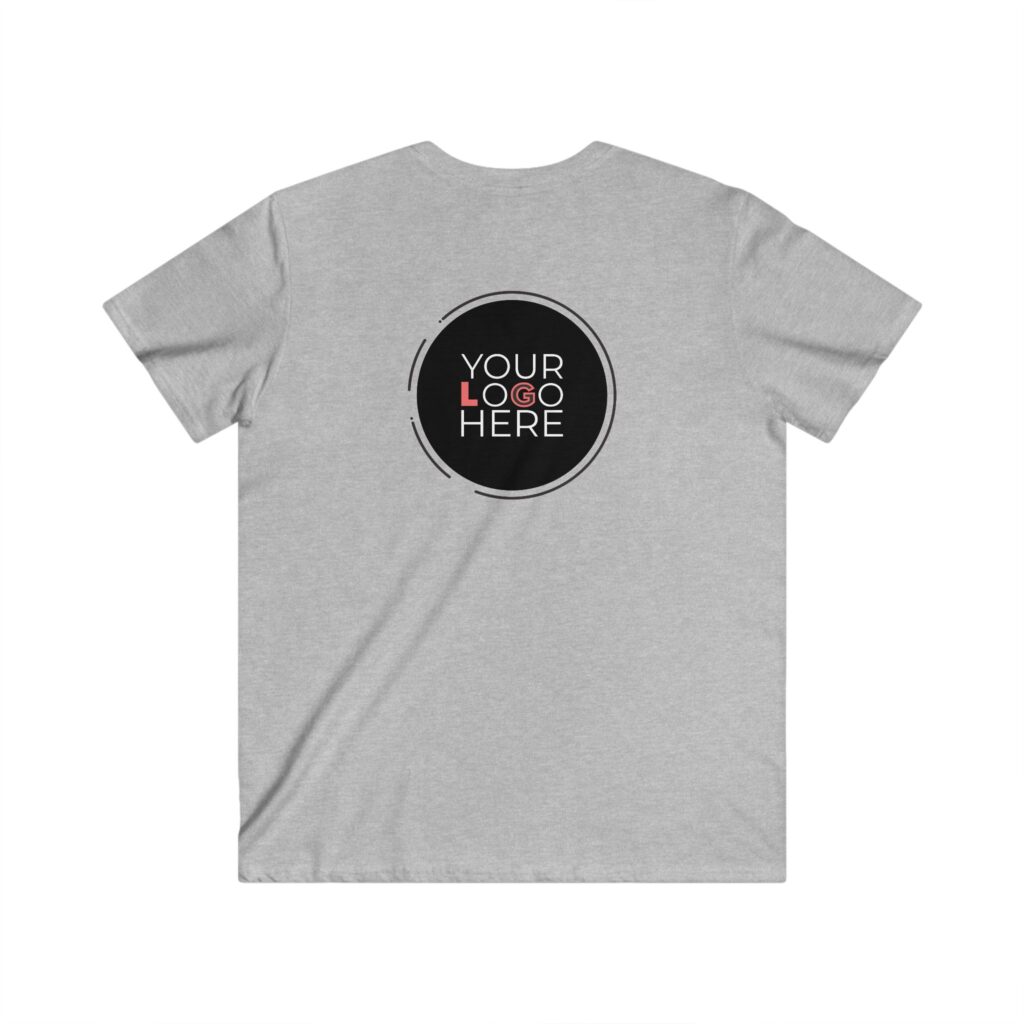 Men'S Fitted V-Neck Short Sleeve Tee - Image 2