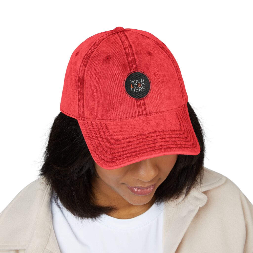 Custom Vintage Cap – Embroidery - Image 3
