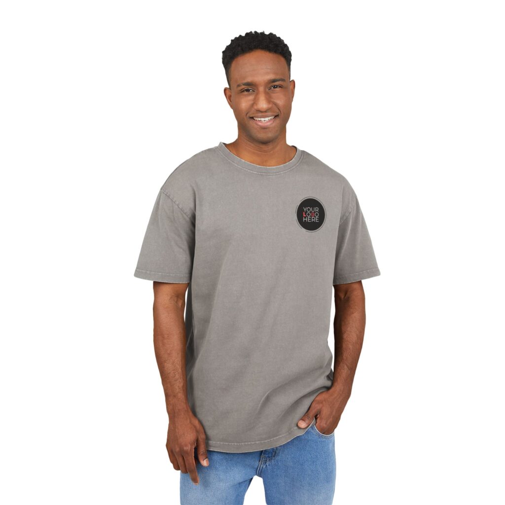 Men'S Acid Washed Heavy Oversize Tee - Image 19