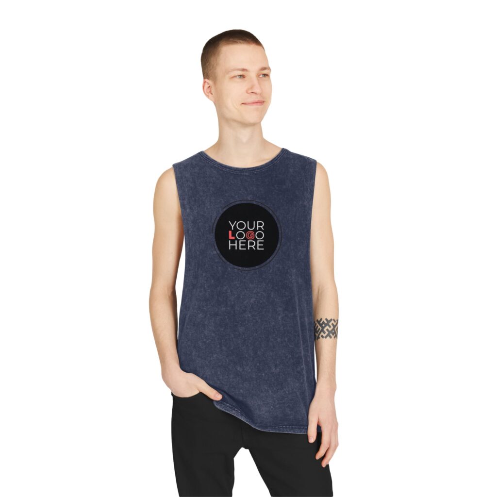 Unisex Stonewash Tank Top - Image 19