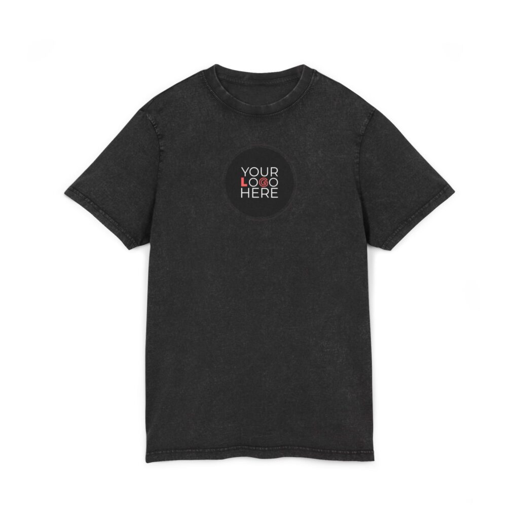Acid Washed Round Neck Tee - Image 8