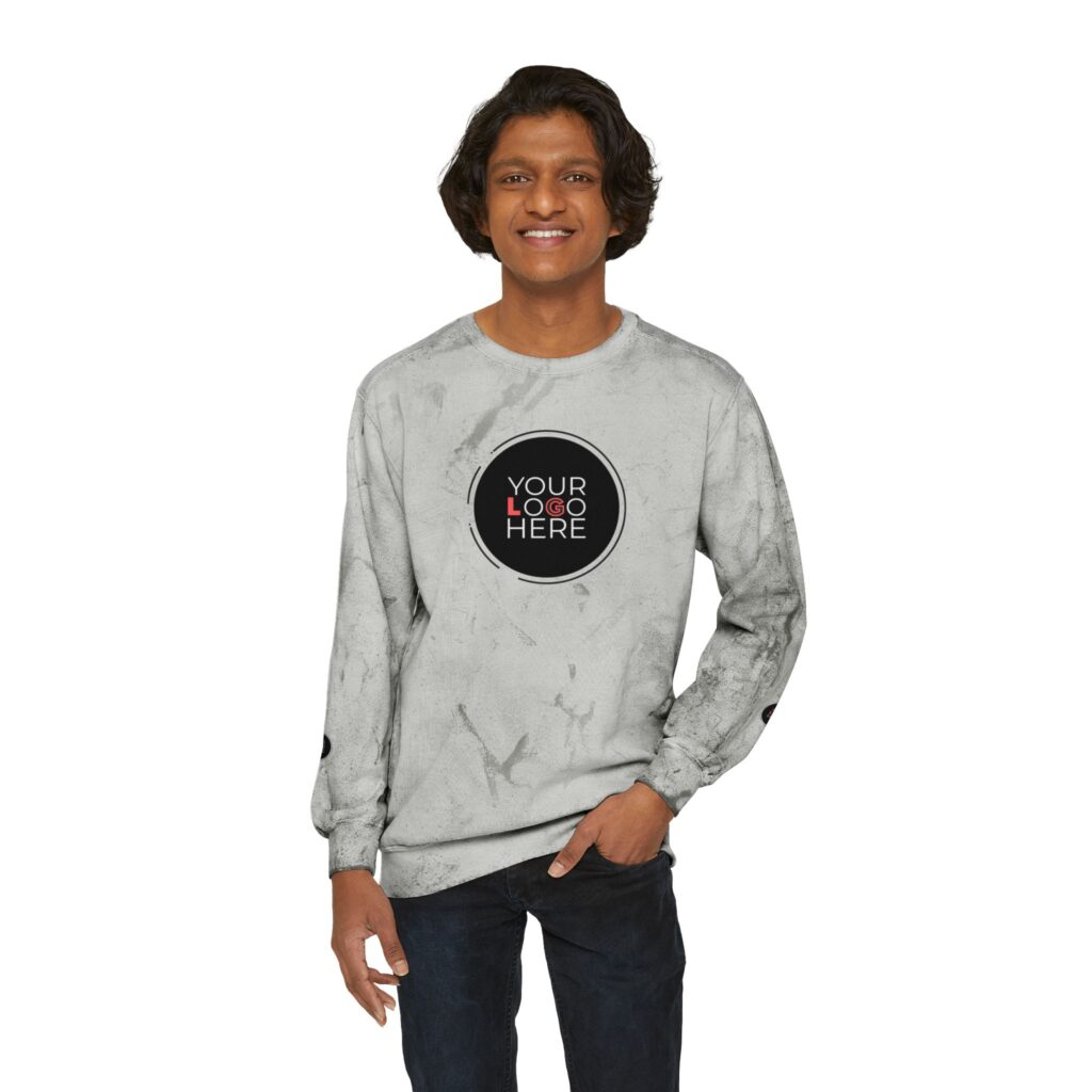 Unisex Color Blast Crewneck Sweatshirt - Image 15