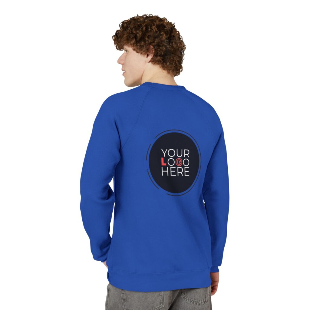 Unisex Sponge Fleece Raglan Sweatshirt - Image 25