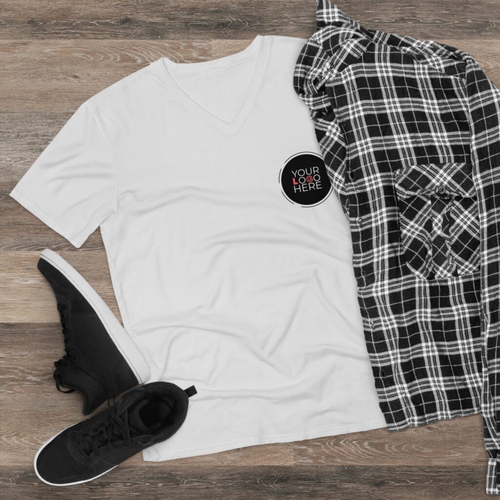Men'S Lightweight V-Neck Tee - Image 3