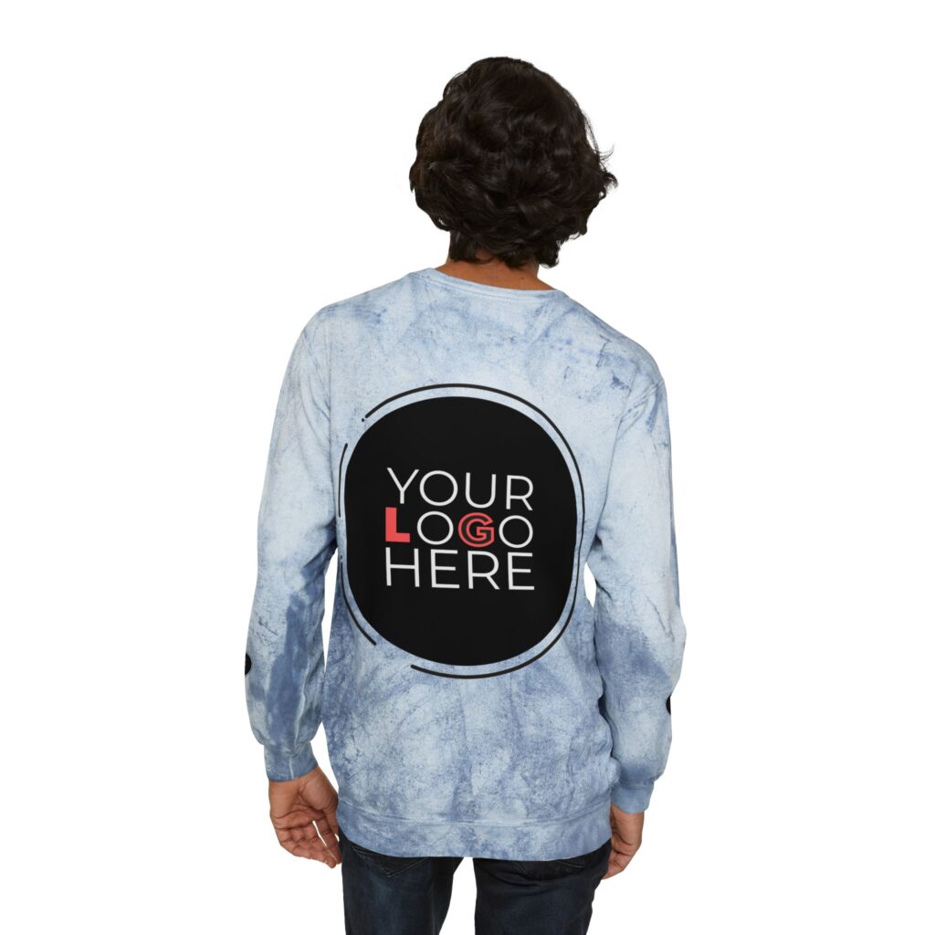 Unisex Color Blast Crewneck Sweatshirt - Image 4