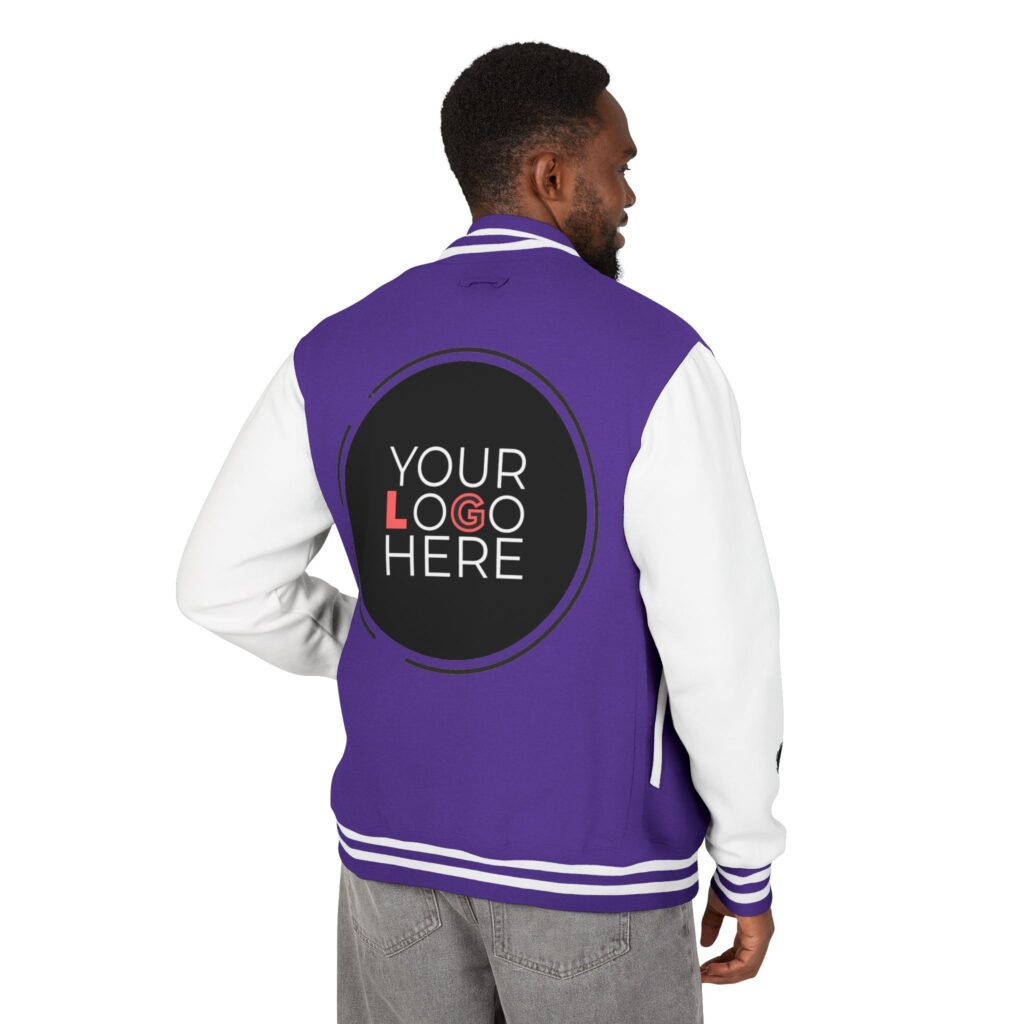 Unisex Heavyweight Letterman Jacket - Image 25