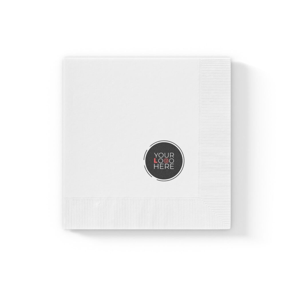 Custom White Coined Napkins - Image 13