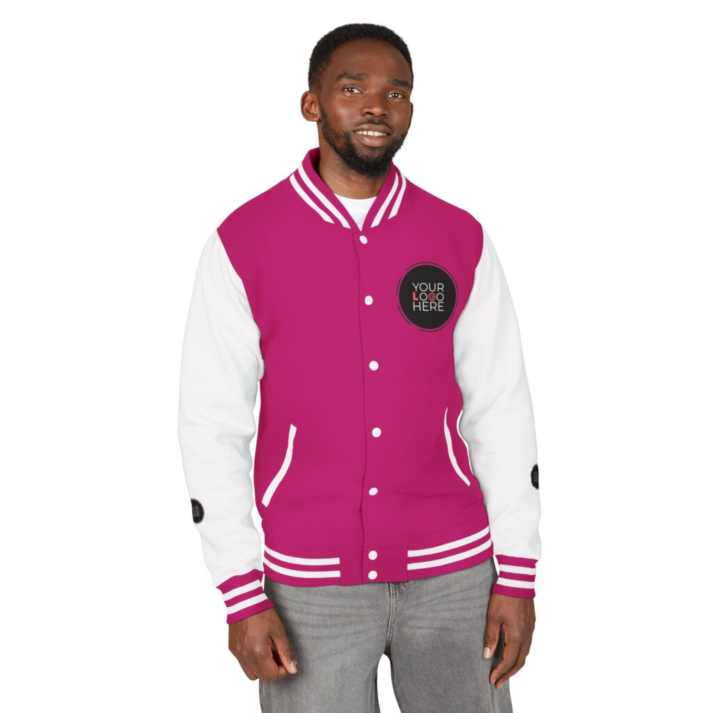 Unisex Heavyweight Letterman Jacket - Image 3