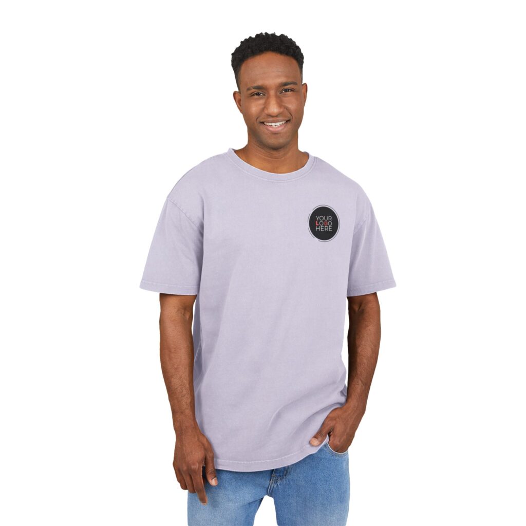 Men'S Acid Washed Heavy Oversize Tee - Image 3