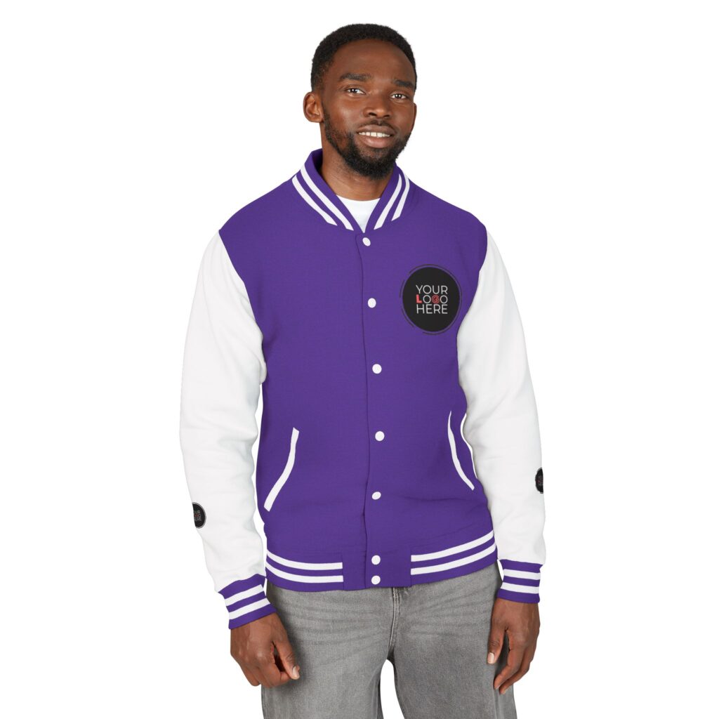 Unisex Heavyweight Letterman Jacket - Image 24