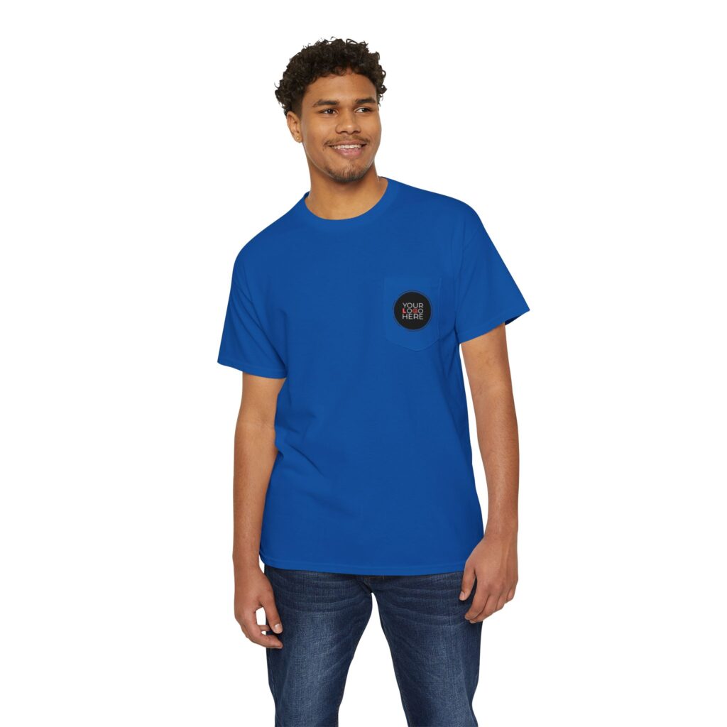 Unisex Heavy Cotton Pocket Tee - Image 63