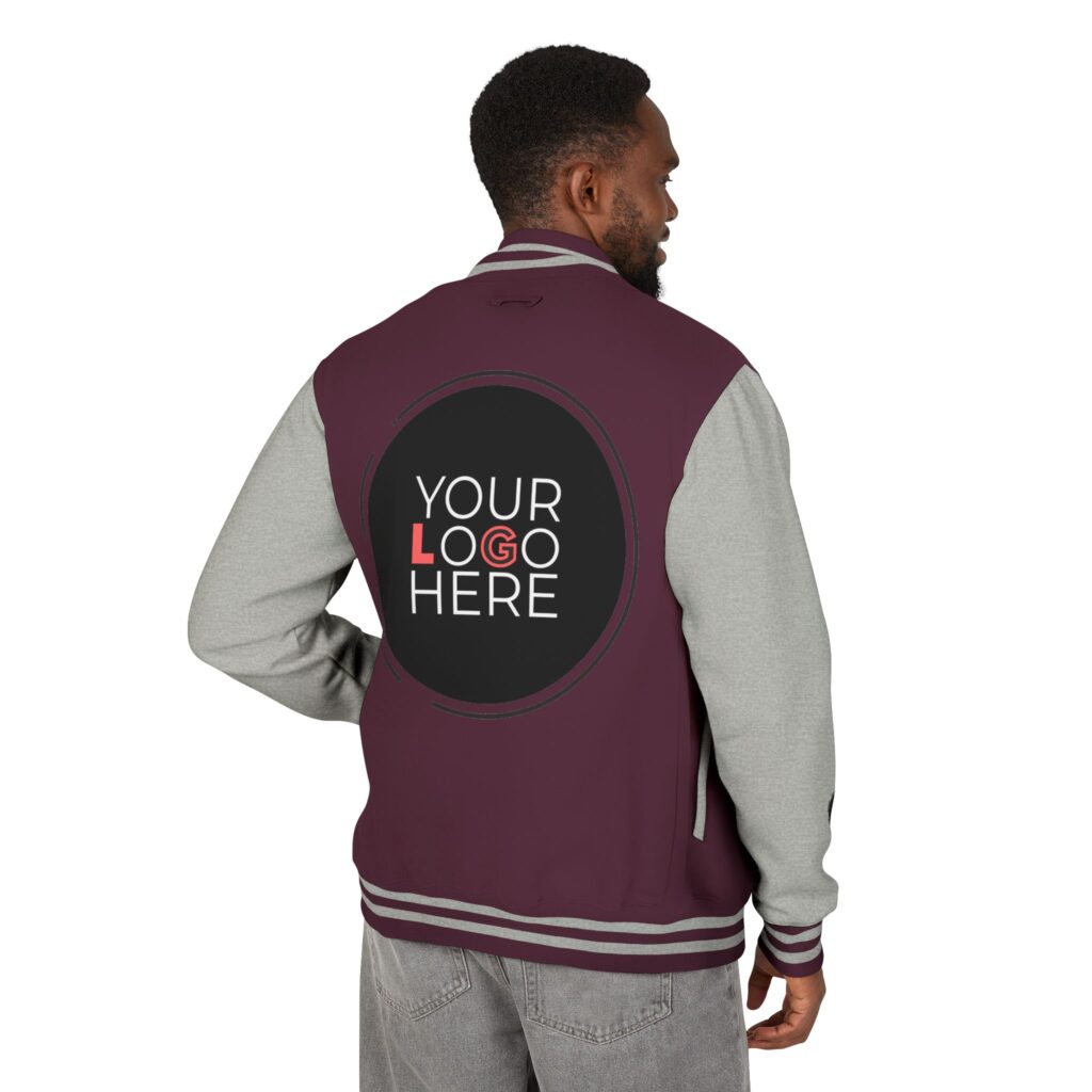 Unisex Heavyweight Letterman Jacket - Image 74