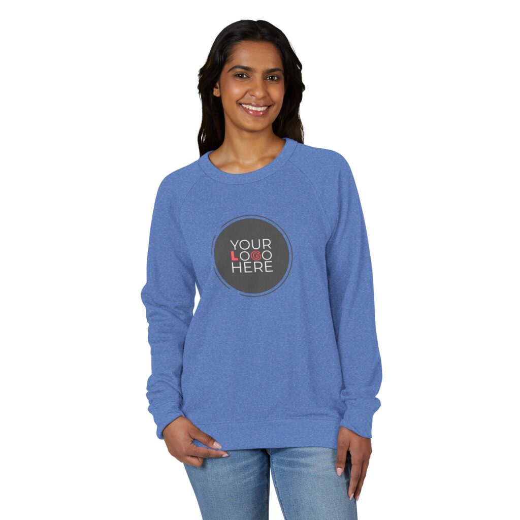 Unisex French Terry Raglan Crewneck - Image 26