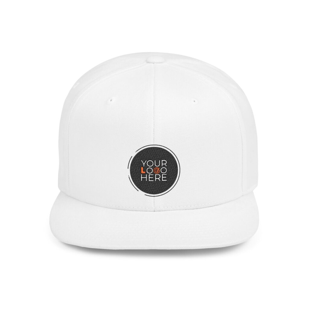 Custom Flat Bill Snapback – Embroidery
