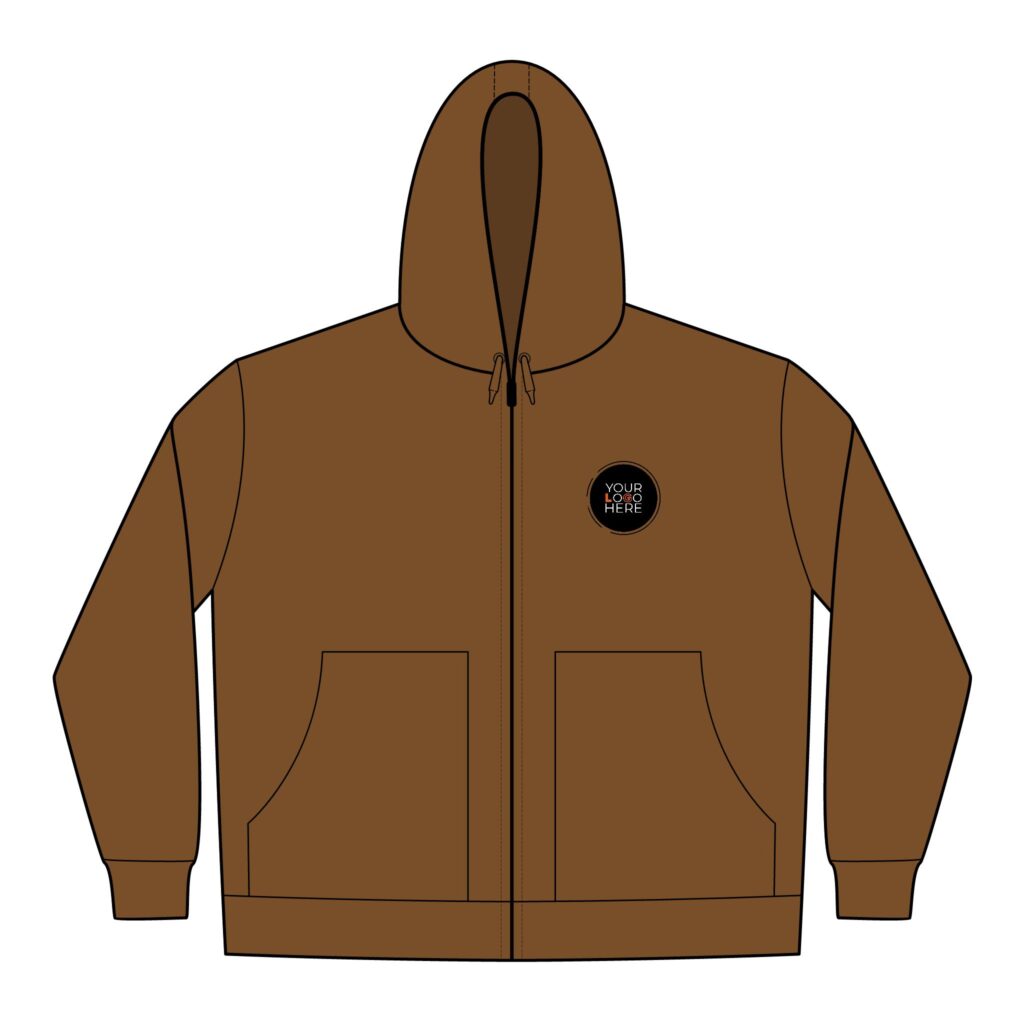 Cornerstone® Men'S Duck Cloth Hooded Work Jacket (Embroidery) - Image 3