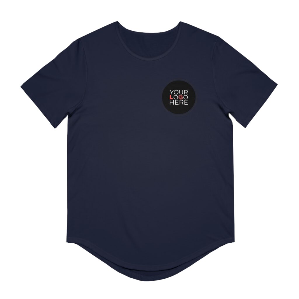 Men'S Jersey Curved Hem Tee - Image 17