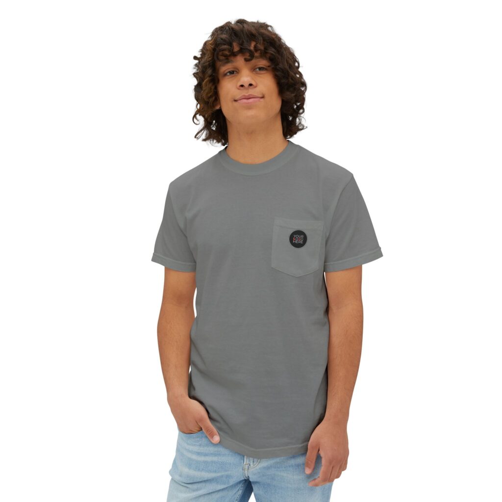 Unisex Garment-Dyed Pocket T-Shirt - Image 3