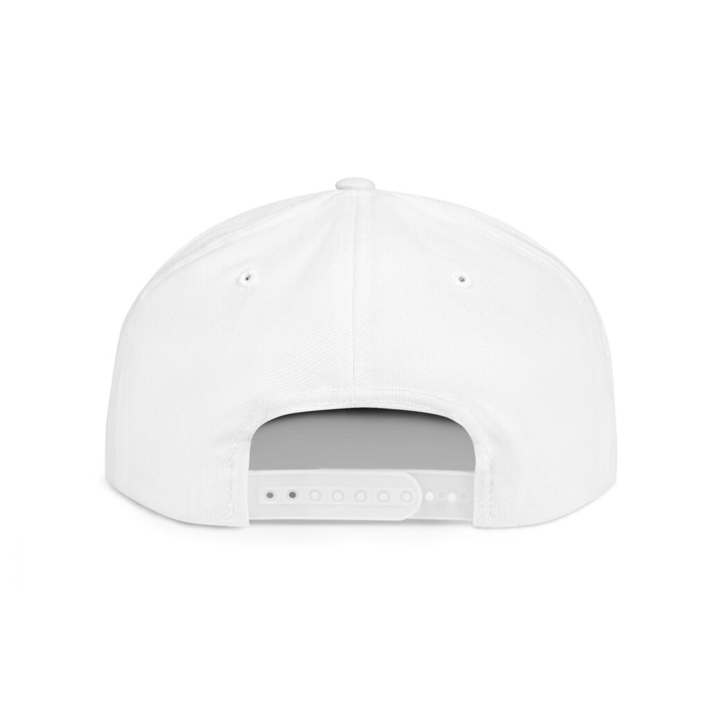 Custom Flat Bill Snapback – Embroidery - Image 2