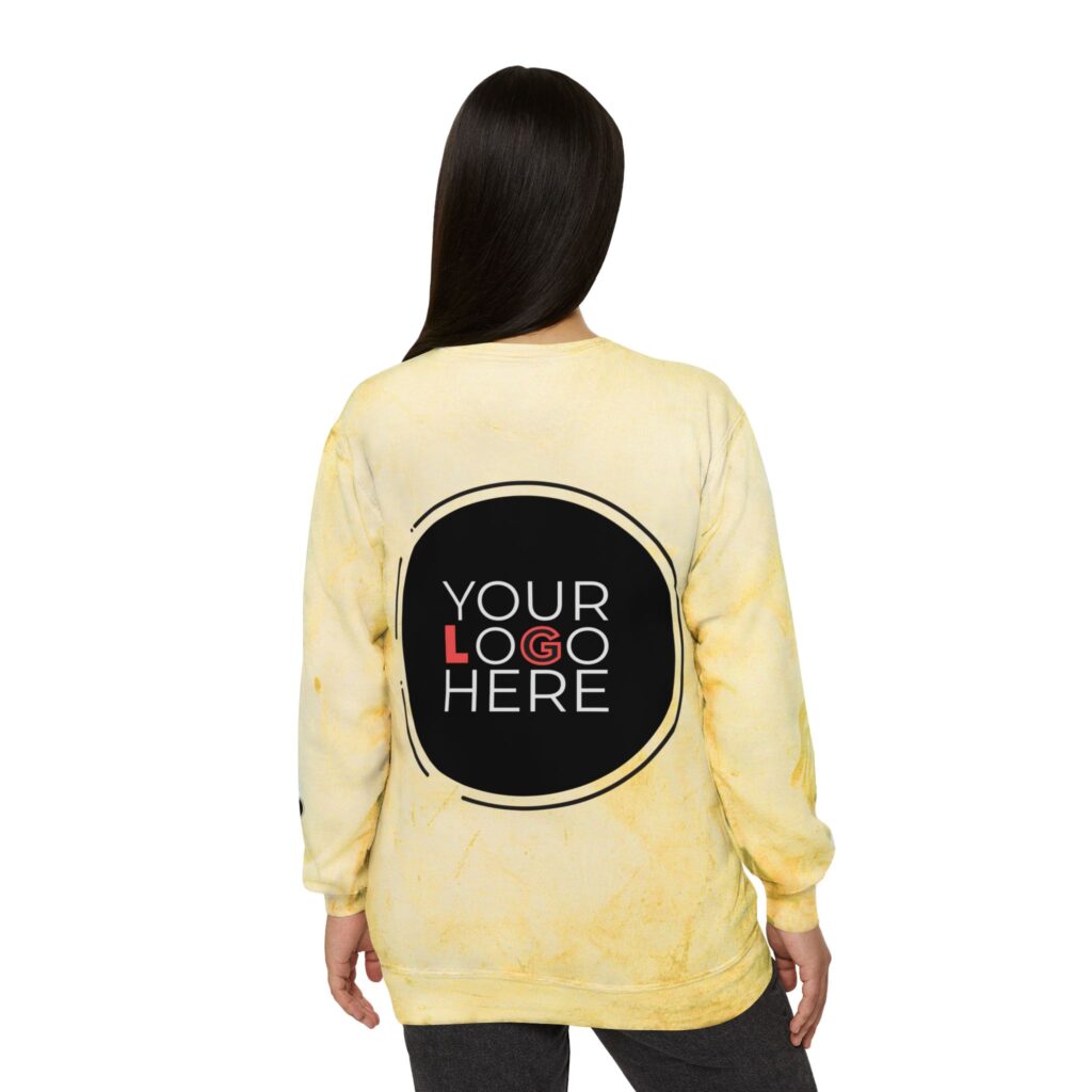 Unisex Color Blast Crewneck Sweatshirt - Image 12