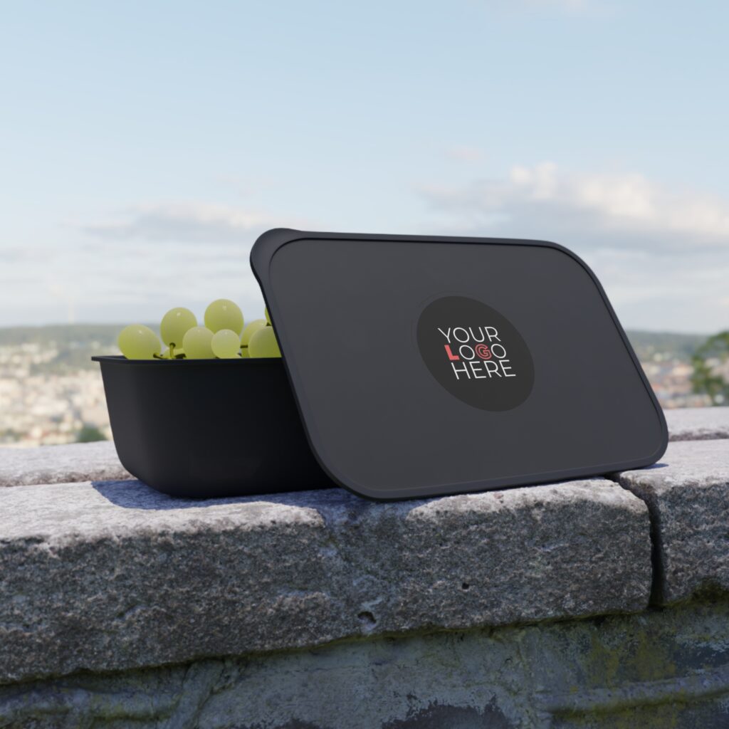 Pla Bento Box With Band And Utensils - Image 4
