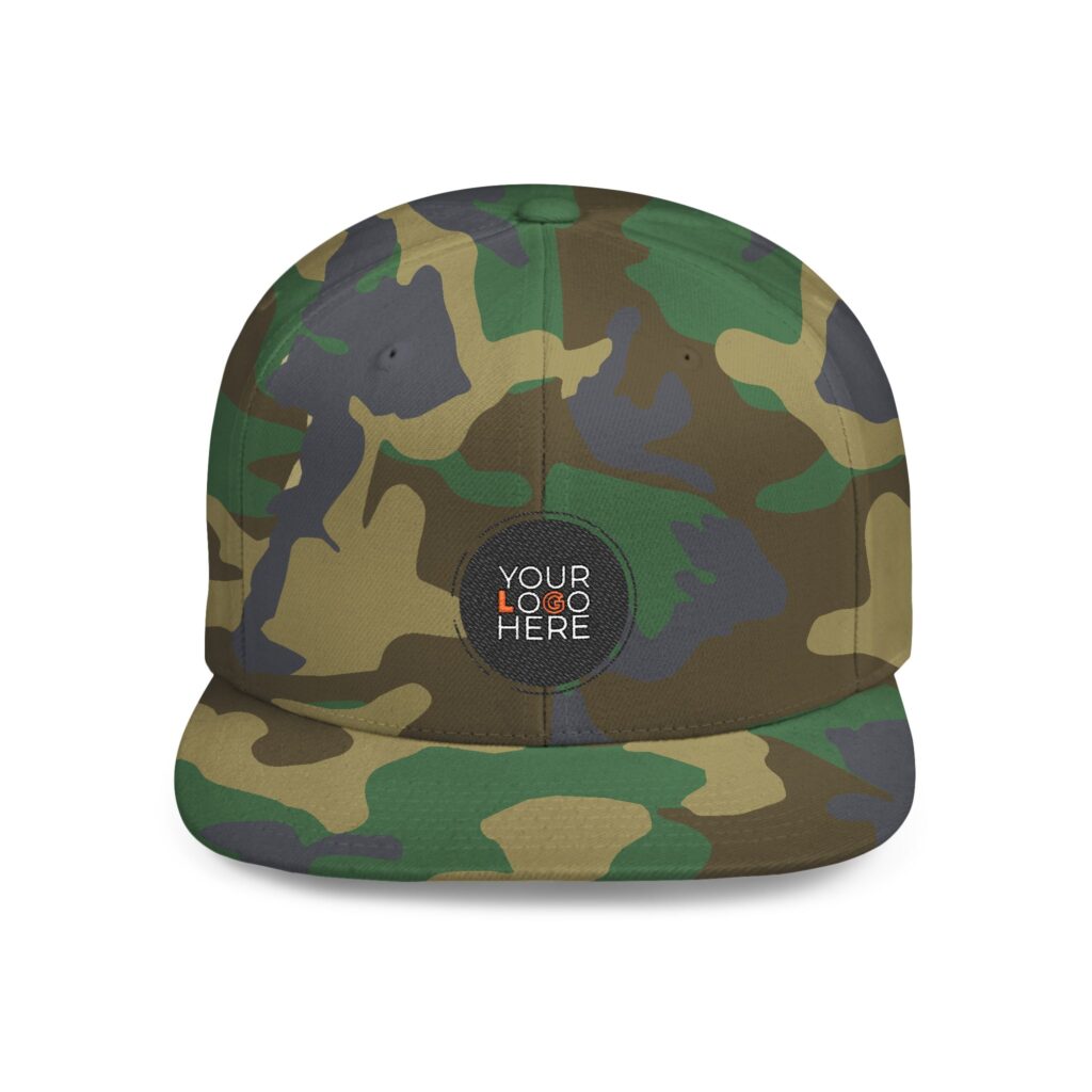 Custom Flat Bill Snapback – Embroidery - Image 13