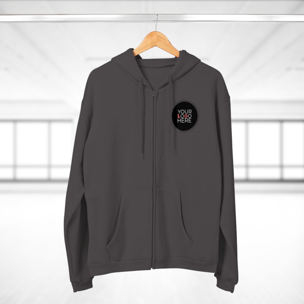 Unisex Hooded Zip Sweatshirt - Image 28