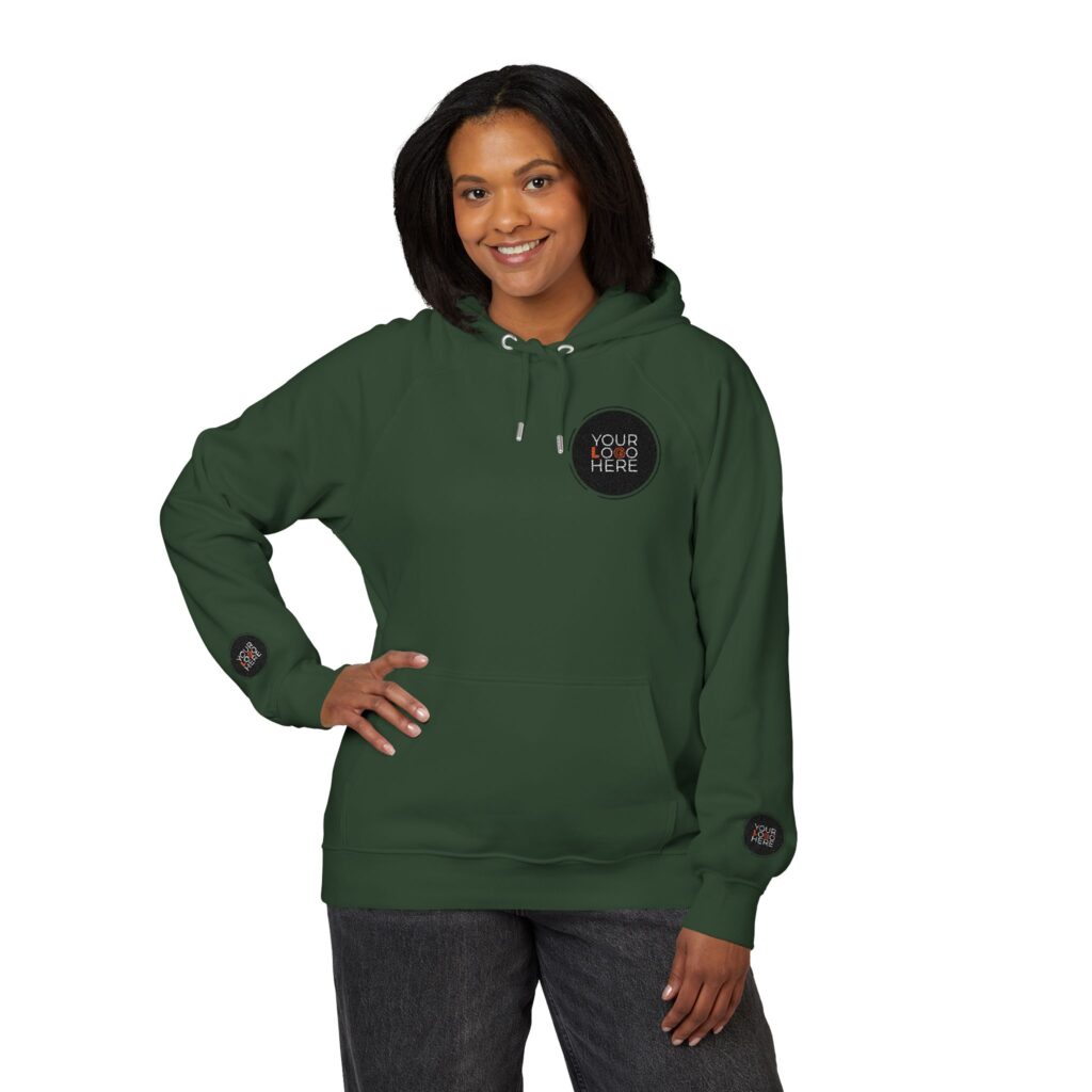 Unisex Eco Raglan Hoodie (Embroidery) - Image 23