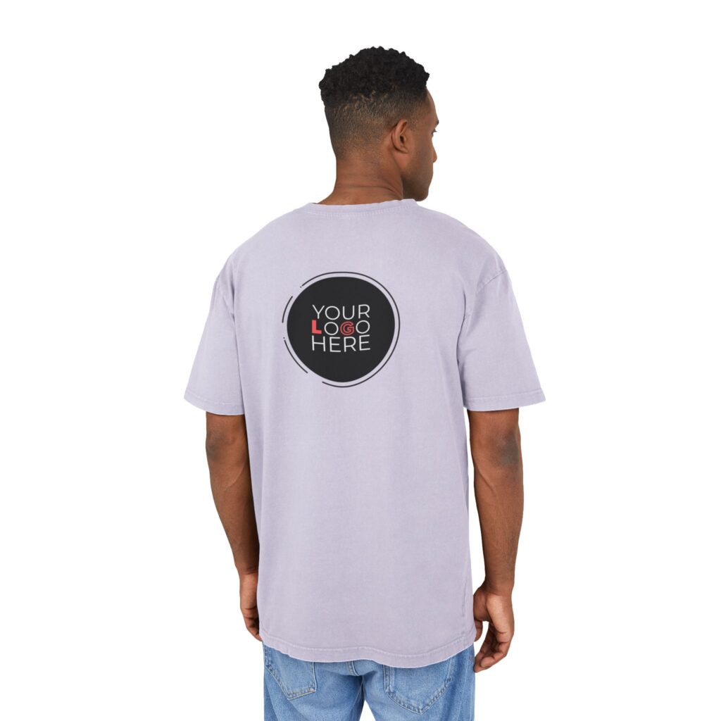Men'S Acid Washed Heavy Oversize Tee - Image 4