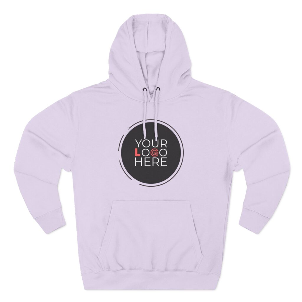 Three-Panel Fleece Hoodie