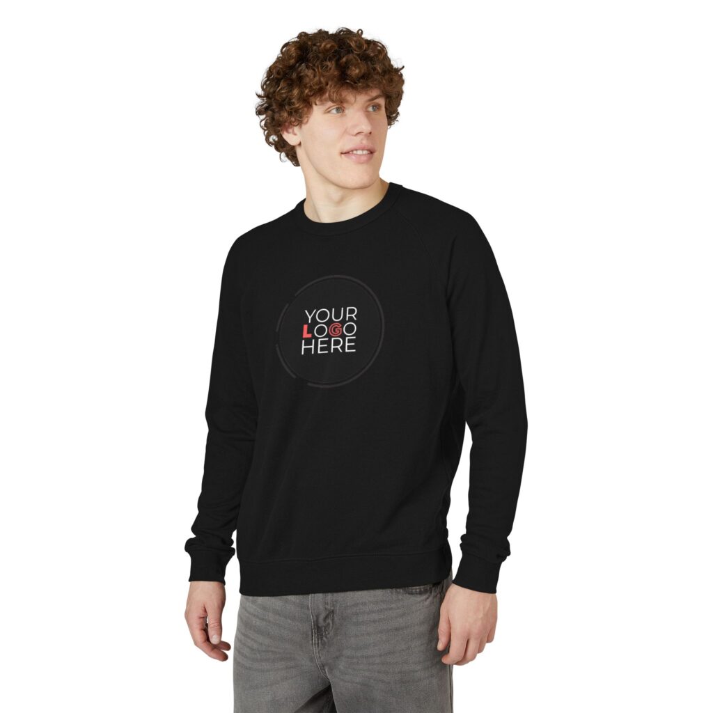 Unisex French Terry Raglan Crewneck - Image 17