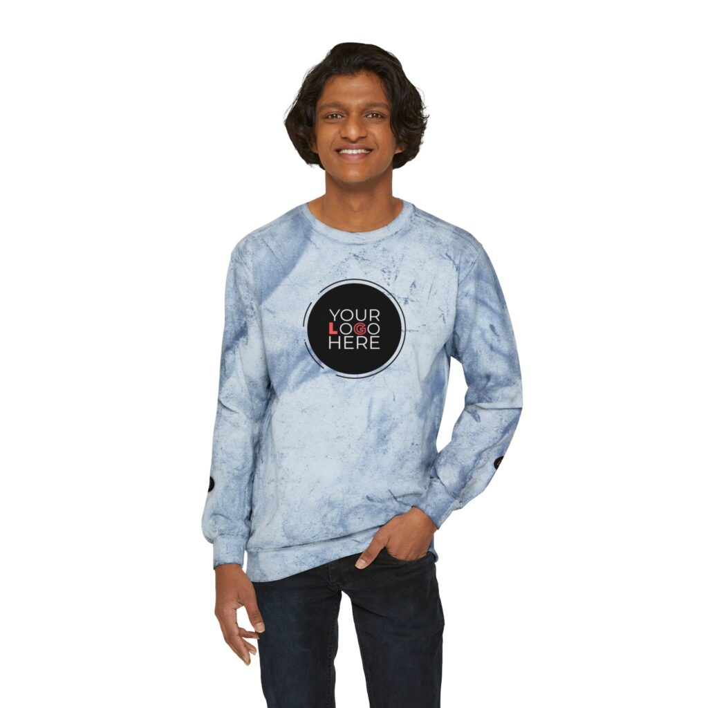 Unisex Color Blast Crewneck Sweatshirt - Image 3