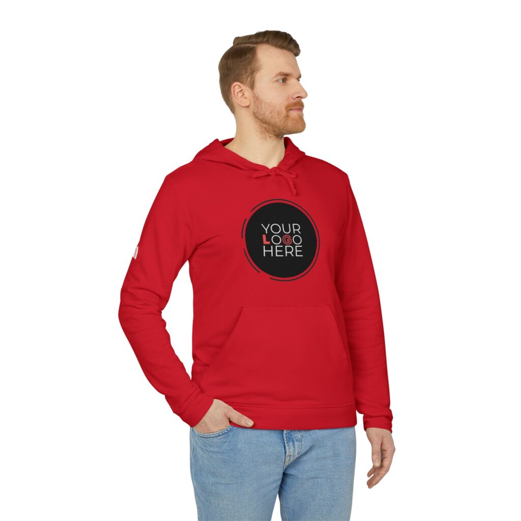 Adidas Unisex Fleece Hoodie - Image 3