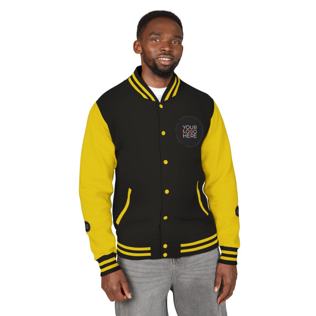 Unisex Heavyweight Letterman Jacket - Image 52