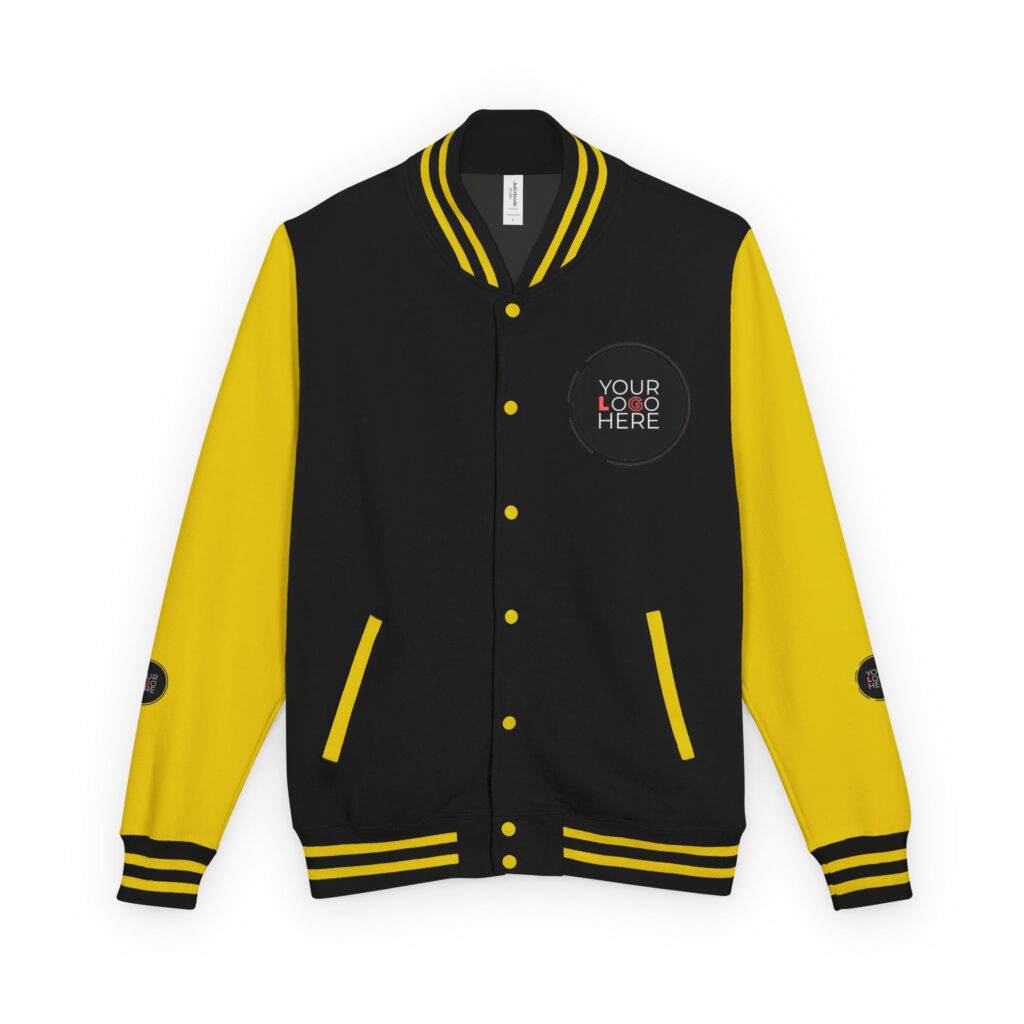 Unisex Heavyweight Letterman Jacket - Image 50