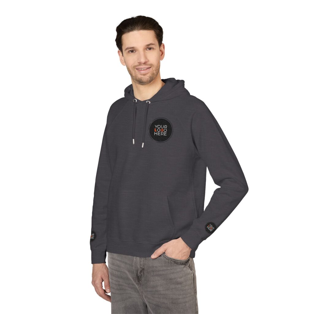 Unisex Eco Raglan Hoodie (Embroidery) - Image 16