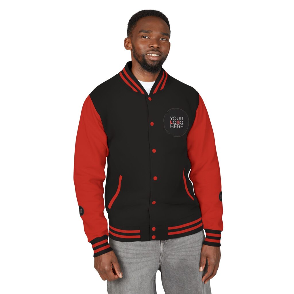 Unisex Heavyweight Letterman Jacket - Image 80