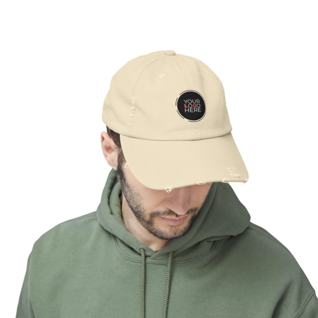 Custom Unisex Distressed Cap - Image 12