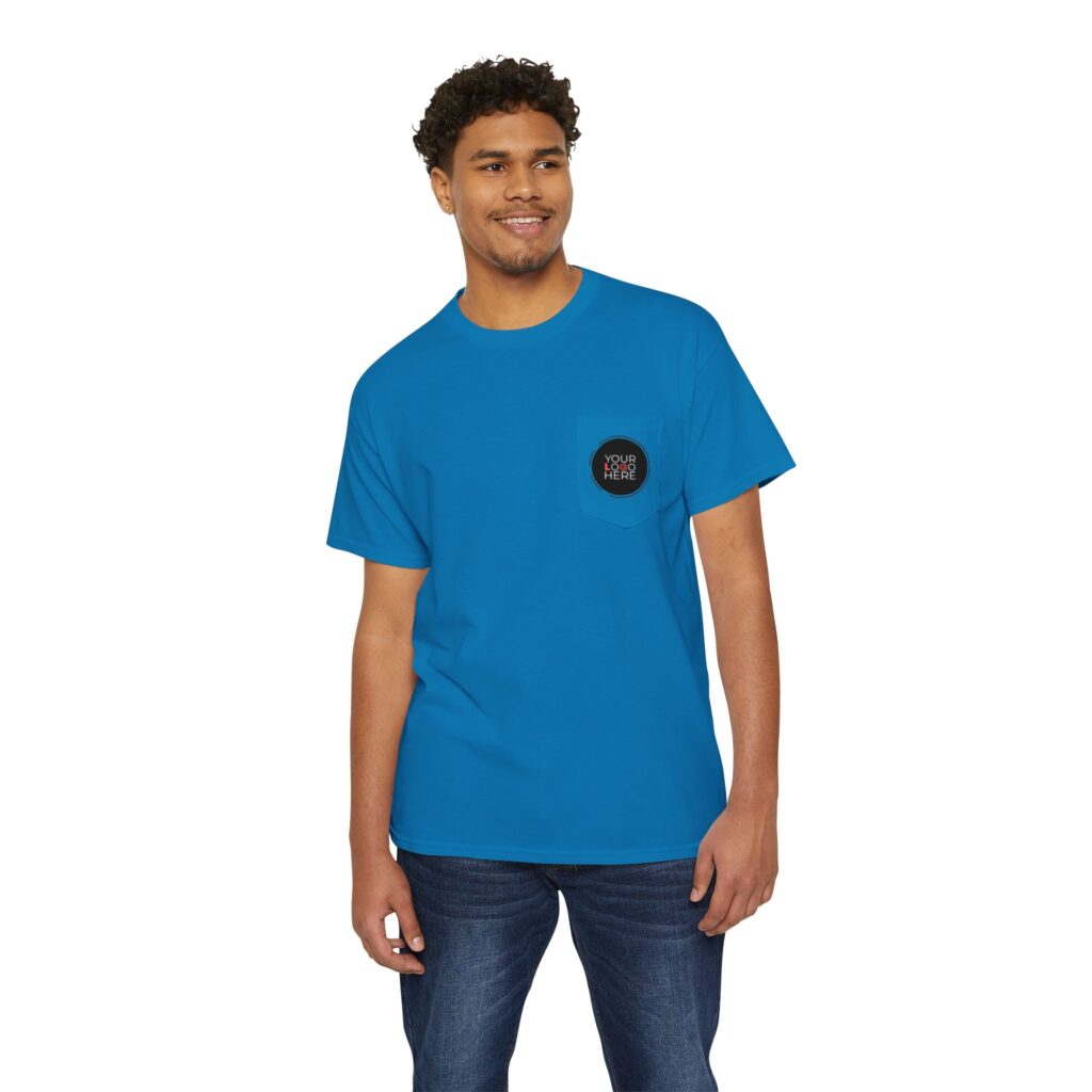 Unisex Heavy Cotton Pocket Tee - Image 51