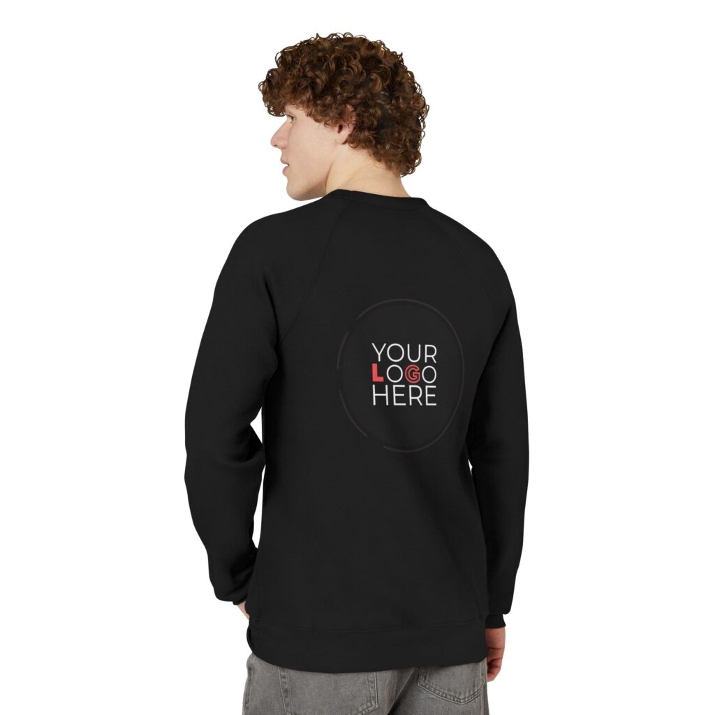 Unisex Sponge Fleece Raglan Sweatshirt - Image 11