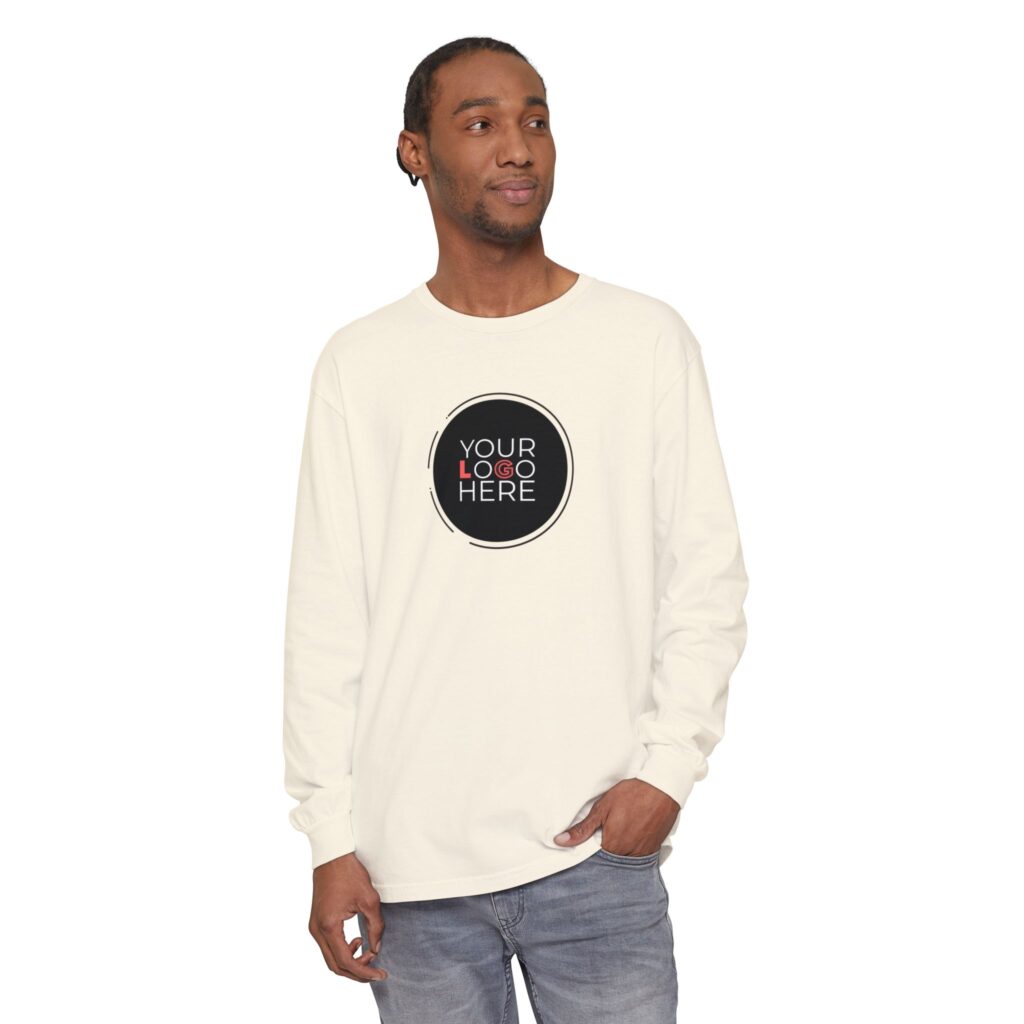 Unisex Garment-Dyed Long Sleeve T-Shirt - Image 31