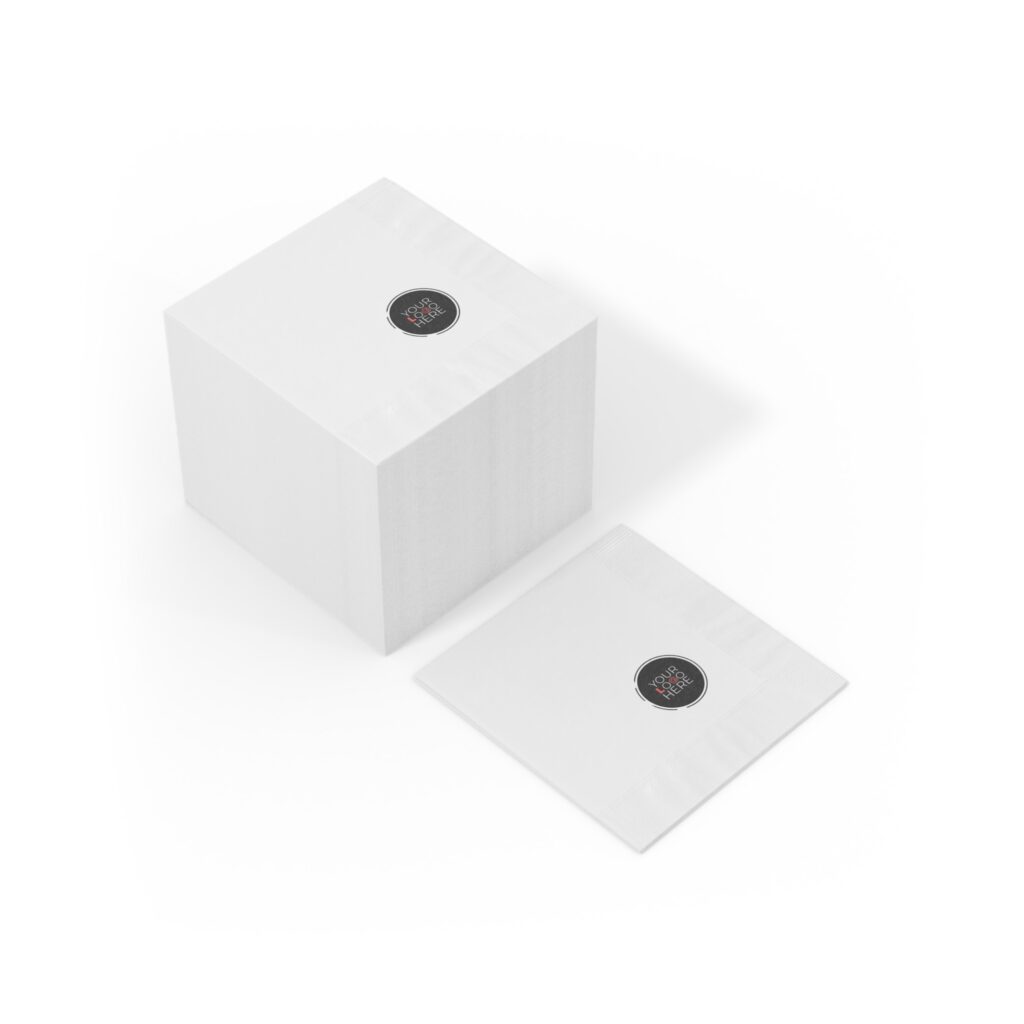 Custom White Coined Napkins - Image 11