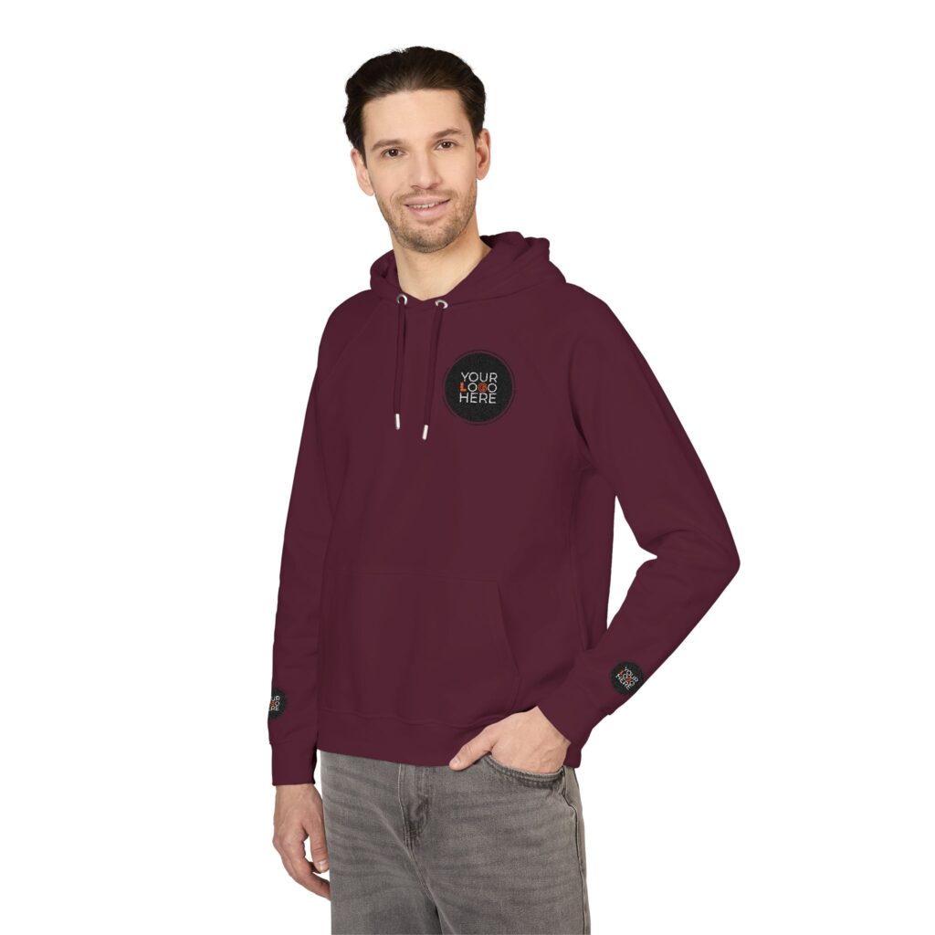 Unisex Eco Raglan Hoodie (Embroidery) - Image 34