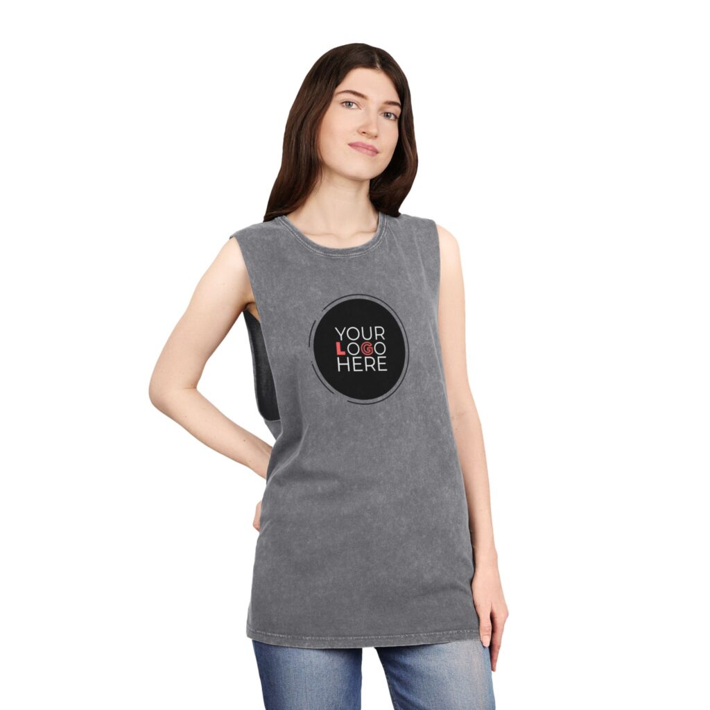 Unisex Stonewash Tank Top - Image 16