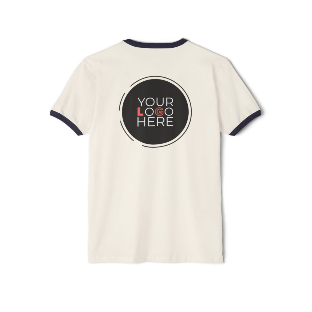 Unisex Cotton Ringer T-Shirt - Image 2