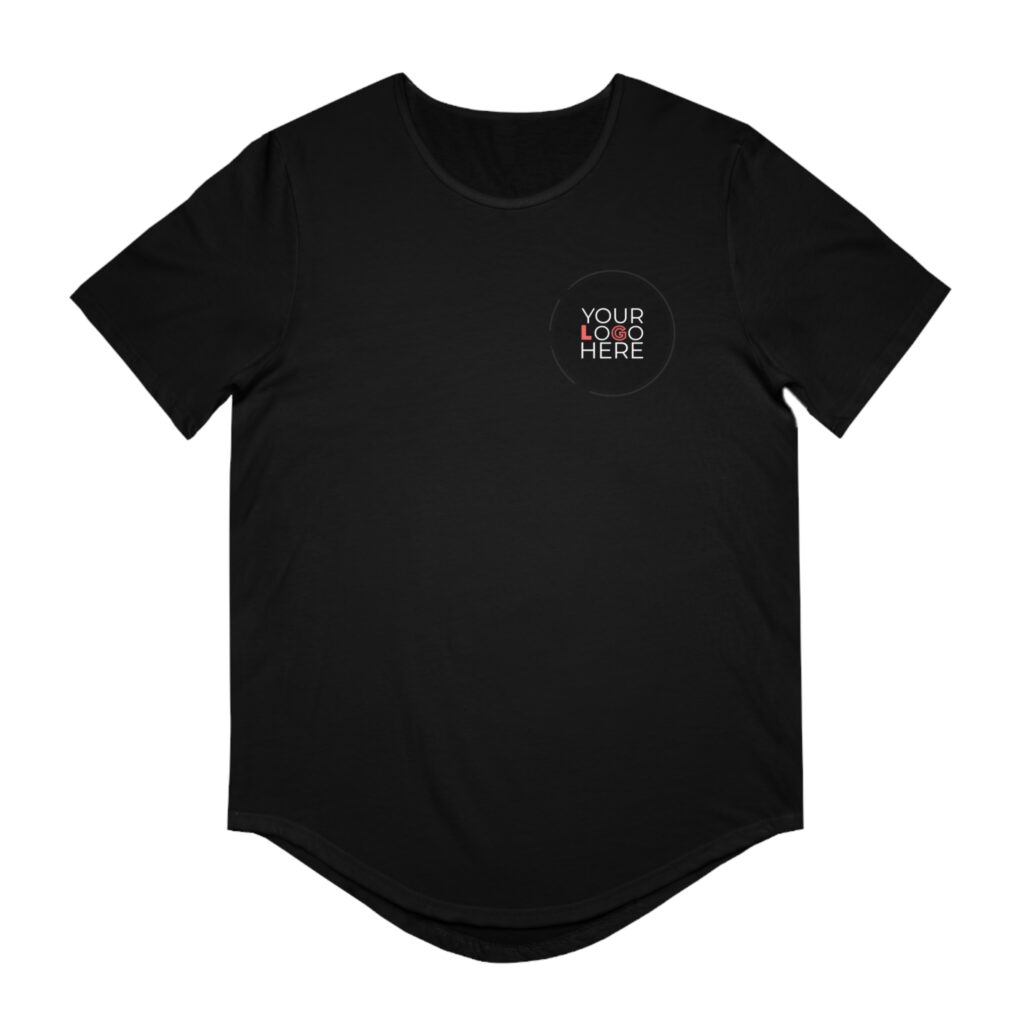 Men'S Jersey Curved Hem Tee - Image 9