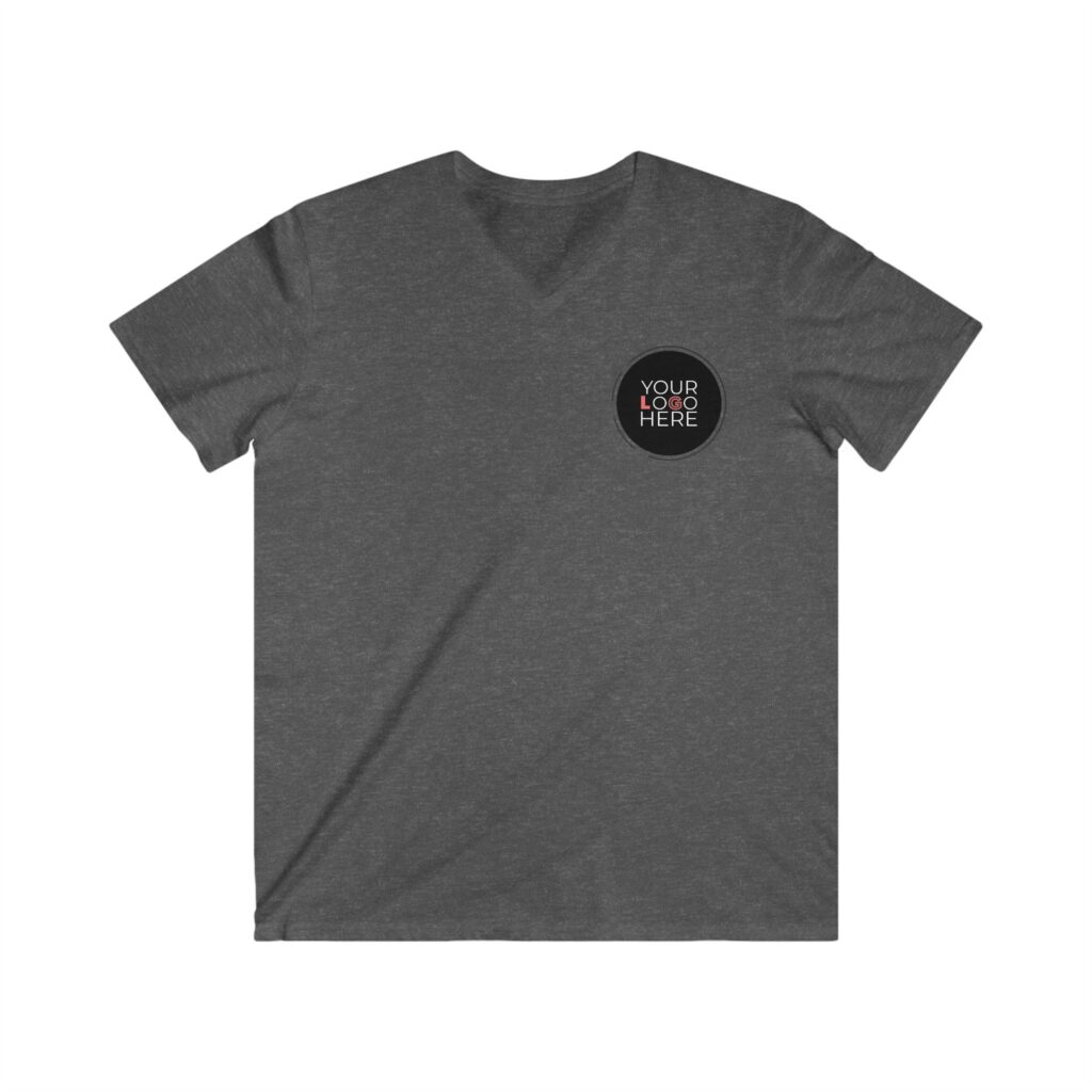 Men'S Fitted V-Neck Short Sleeve Tee - Image 7
