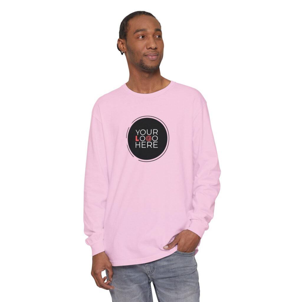 Unisex Garment-Dyed Long Sleeve T-Shirt - Image 101